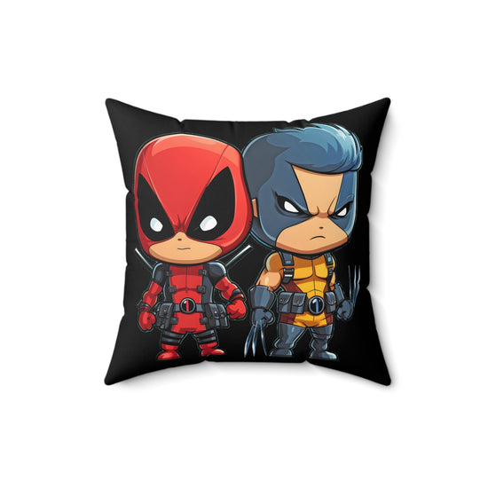 Cute Chimichangas Square Pillow - Fandom-Made