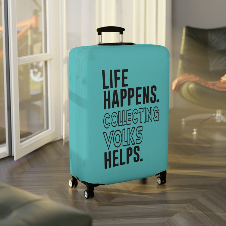 Life Happens Volks Helps Luggage Cover