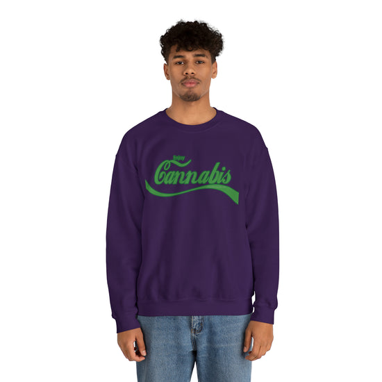 Enjoy Cannabis Crewneck Sweatshirt - Fandom-Made