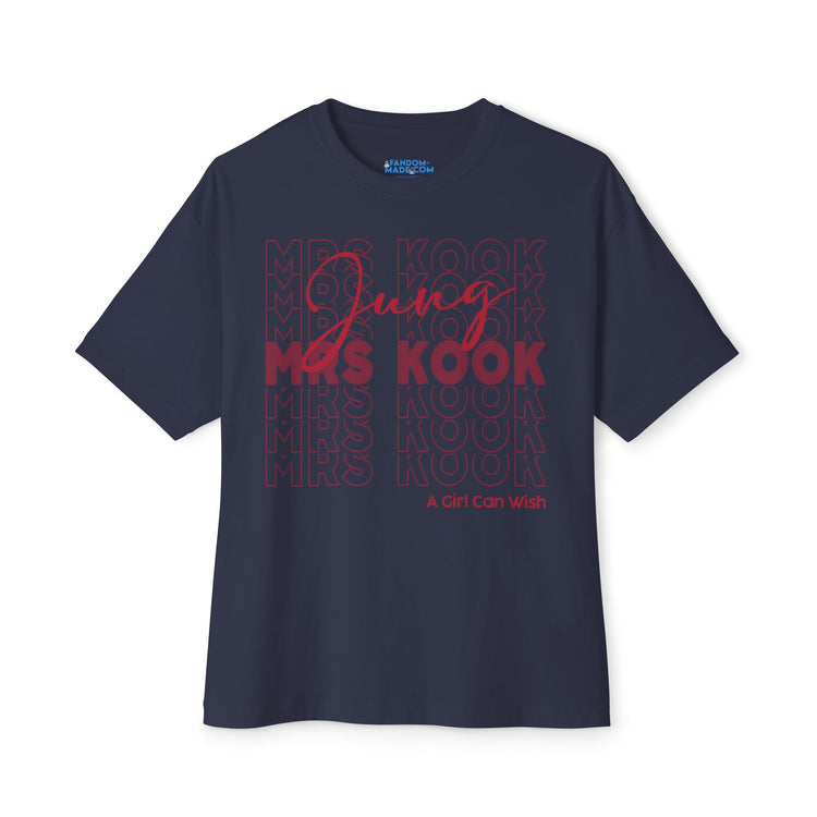Mrs. Jung Kook Unisex Oversized Boxy Tee