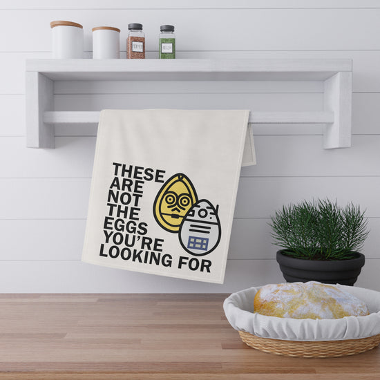 These Are Not The Eggs You Are Looking For Kitchen Towel - Fandom-Made