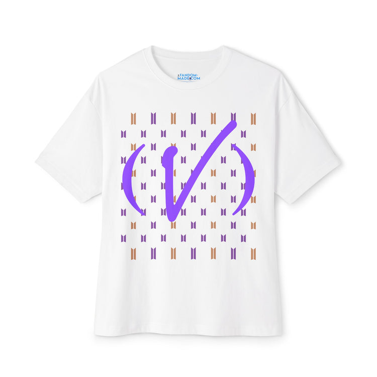 V Unisex Oversized Boxy Tee
