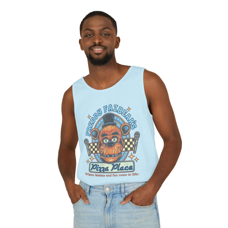 Freddy Fazbear's Pizza Place Tank Top - Fandom-Made