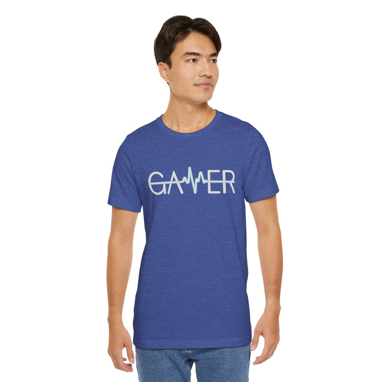 Gamer Heartbeat T-Shirt - Fandom-Made