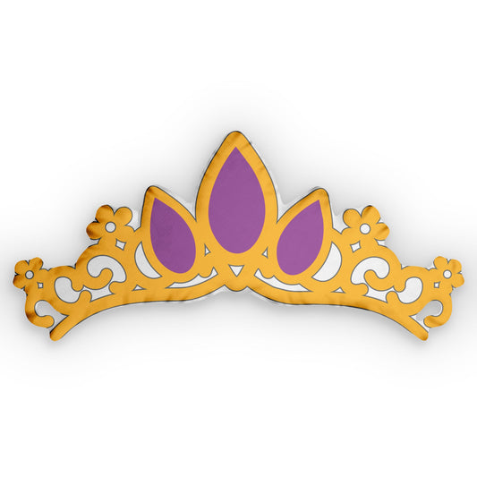 Rapunzel Crown-Shaped Pillow - Fandom-Made