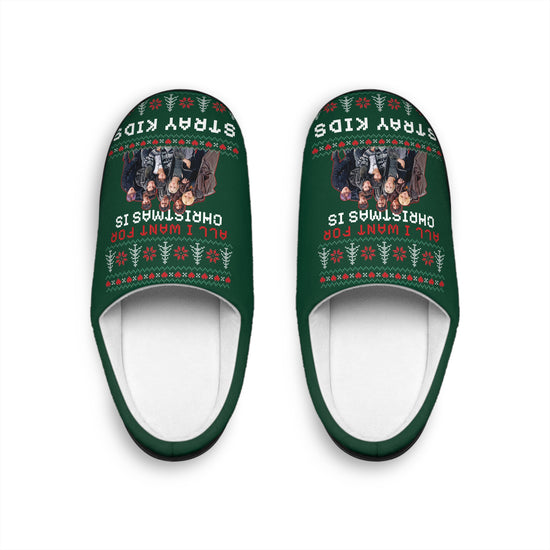 Stray Kids Christmas Women's Slippers - Fandom-Made