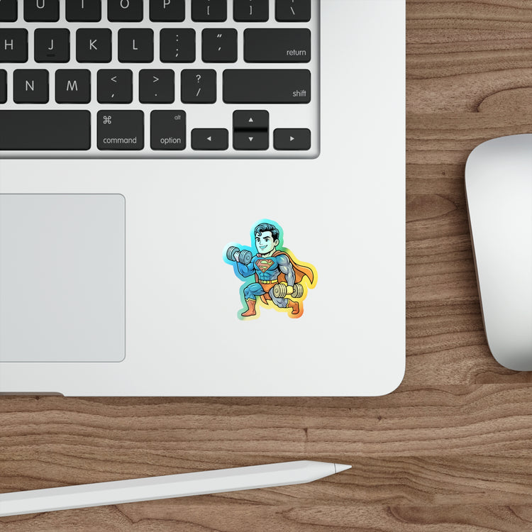 Workout Supes Holographic Sticker