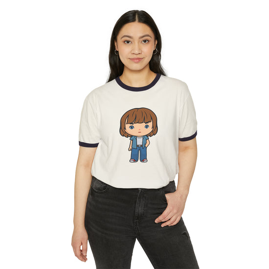 Jonathan Byers Unisex Cotton Ringer T-Shirt - Fandom-Made