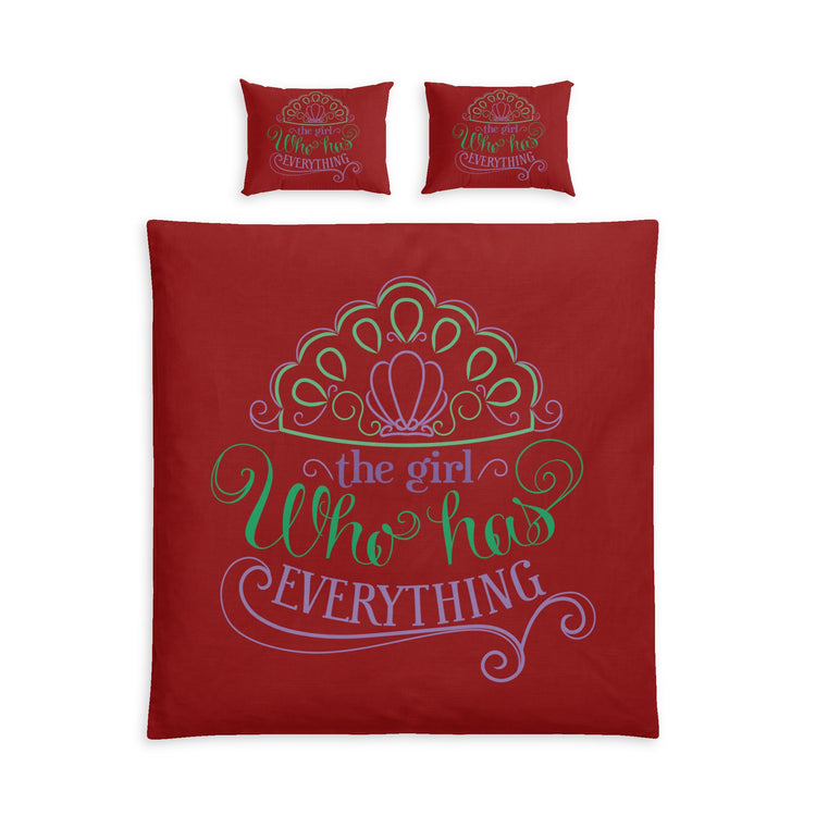 The Girl Who Has Everything Cotton Bed Set