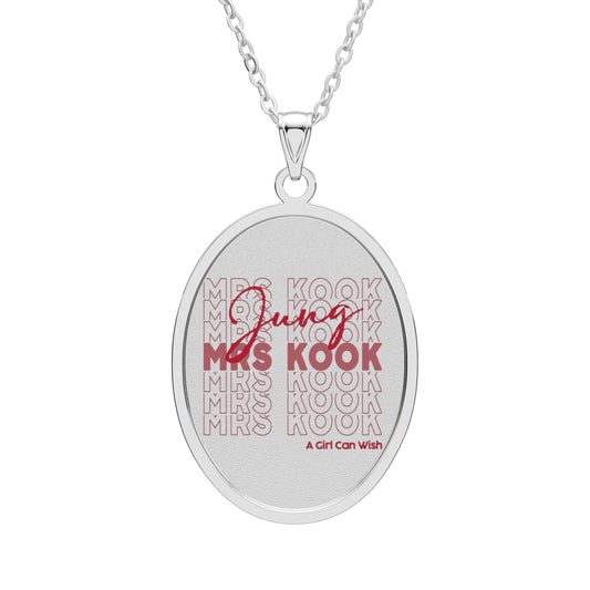 Mrs. Jung Kook Oval Pendant