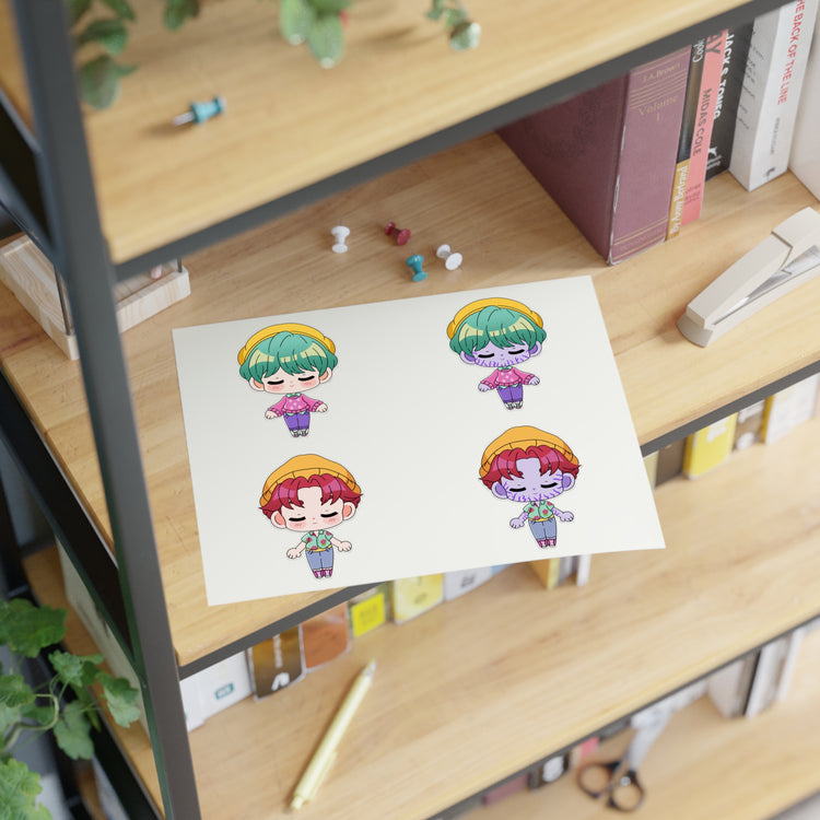 Abs Saja and Baby Saja Sticker Sheet