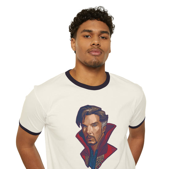 Stephen Strange Unisex Cotton Ringer T-Shirt - Fandom-Made