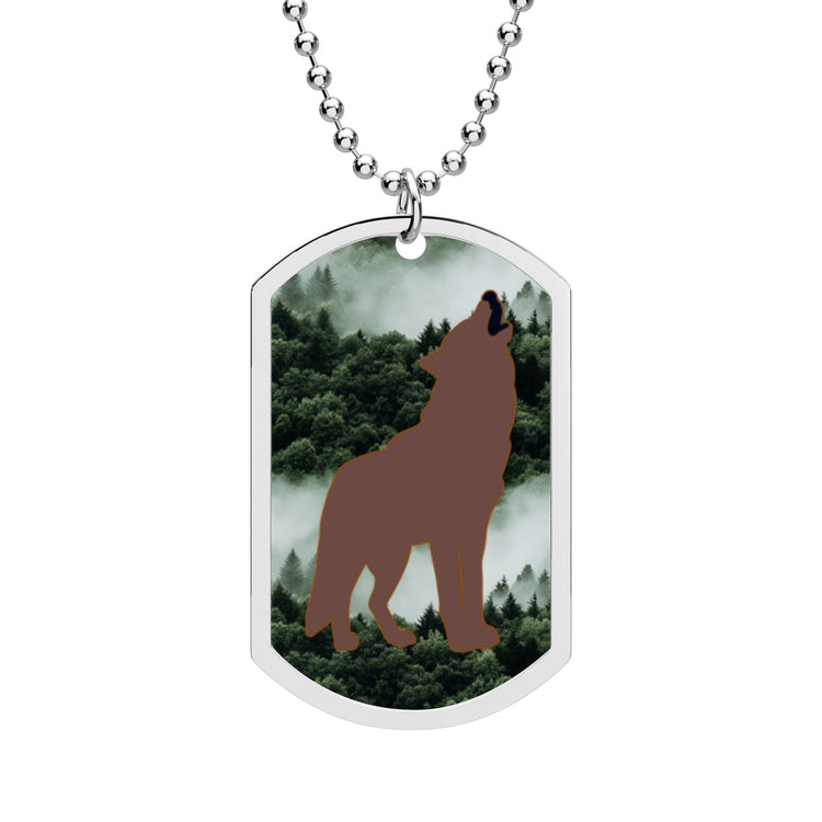 Wolfboy Dog Tag with Chain