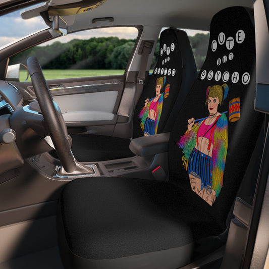 Cute But Psycho Car Seat Cover - Fandom-Made