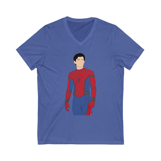 Spider-Man Unisex V-Neck Tee - Fandom-Made