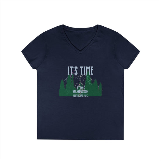 It's Time V-Neck Tee - Fandom-Made