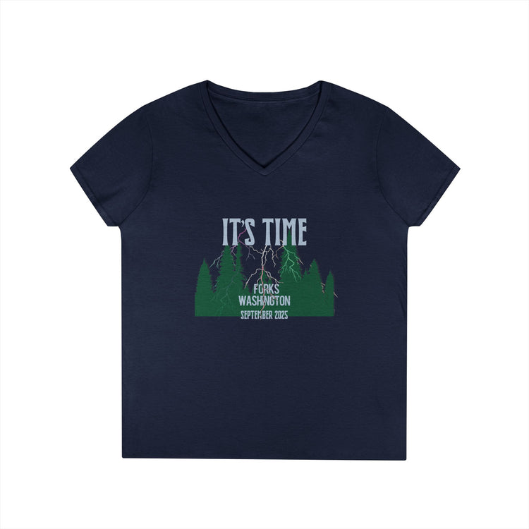 It's Time V-Neck Tee - Fandom-Made