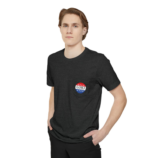 Loki For President Unisex Pocket T-shirt - Fandom-Made