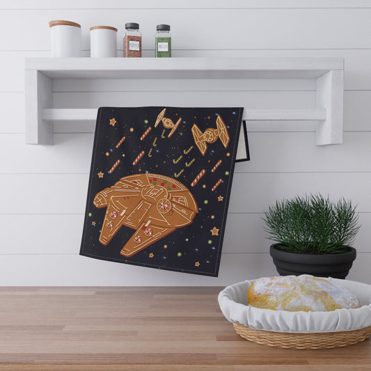 Gingerbread Galaxy Kitchen Towel