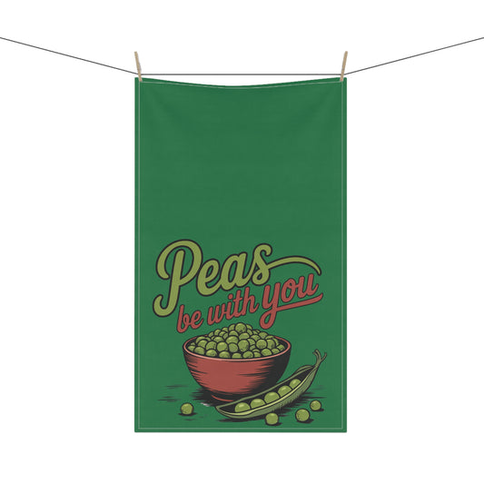 Peas Be With You Kitchen Towel