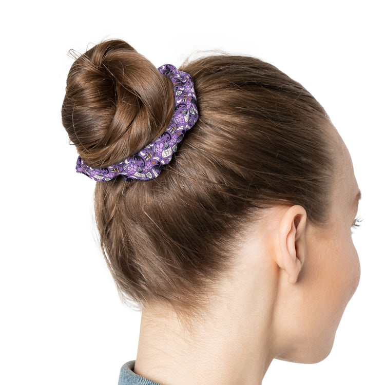 Fourth Wing Collage Scrunchie