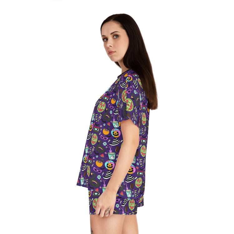 Summerween Vibes Women's Short Pajama Set
