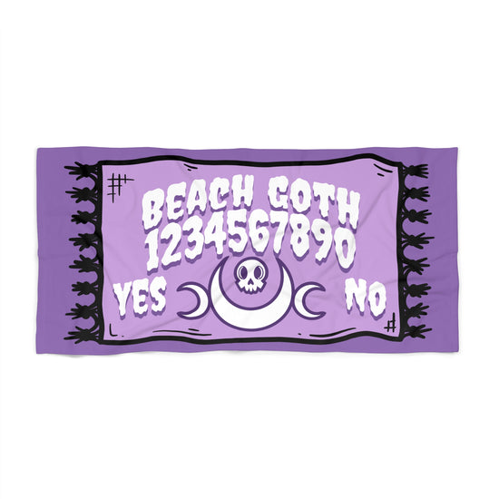 Beach Goth Beach Towel - Fandom-Made