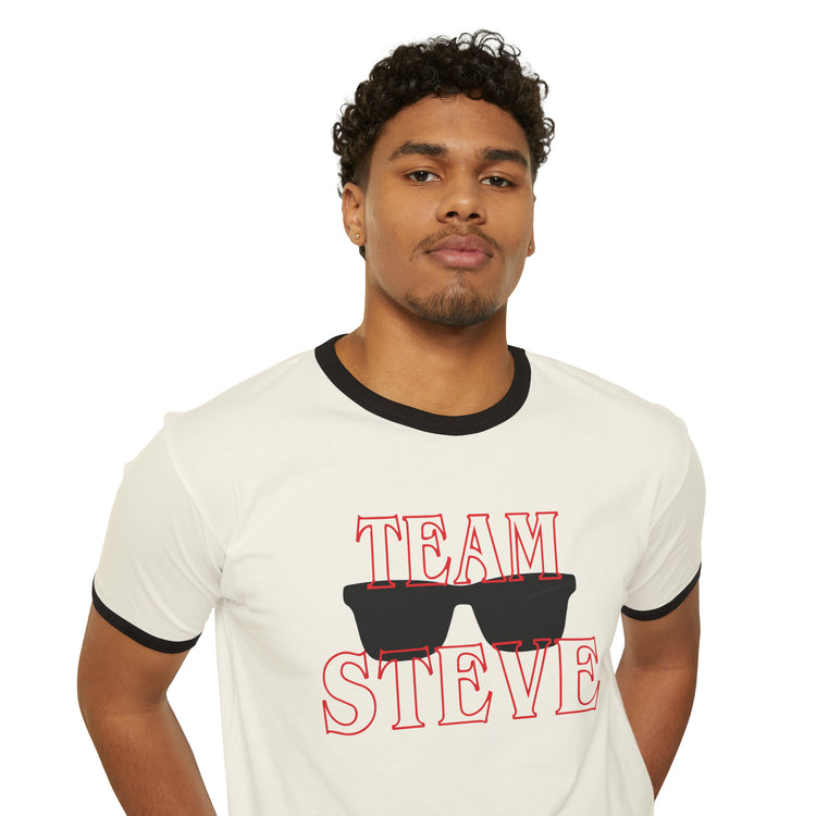 Team Steve Ringer T-Shirt - Fandom-Made