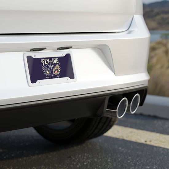 Fly Or Die Vanity Plate - Fandom-Made