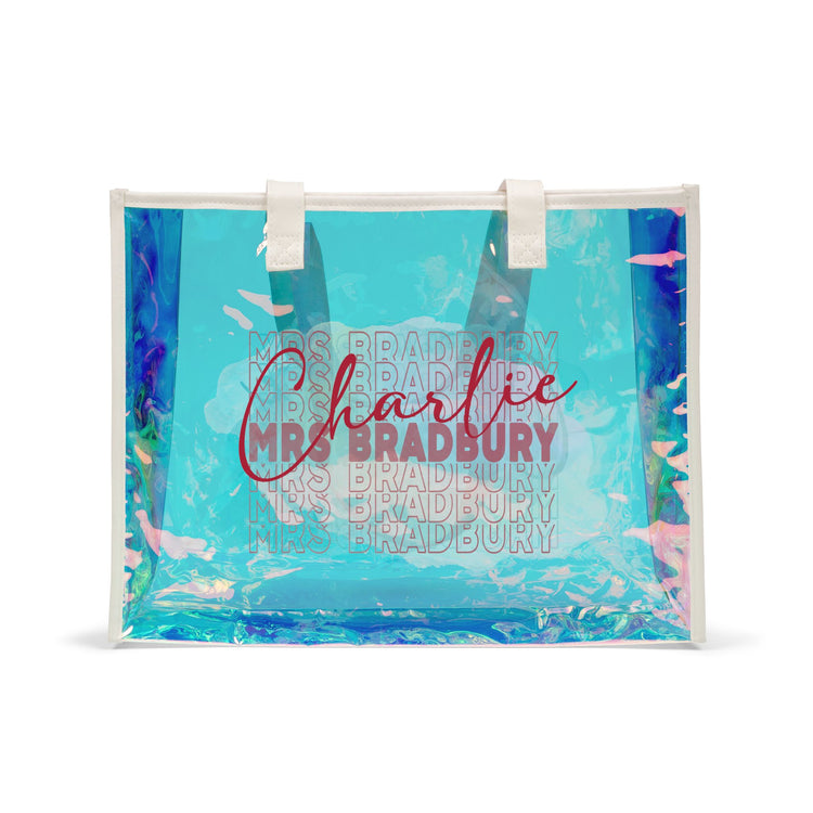 Mrs. Charlie Bradbury Holographic Tote Bag