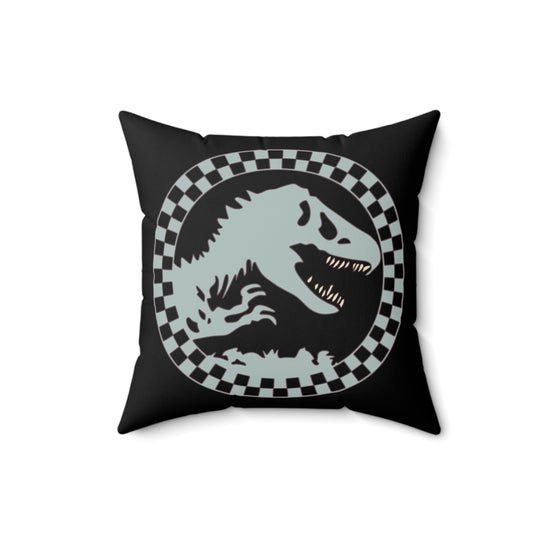 Checkered Past Square Pillow - Fandom-Made
