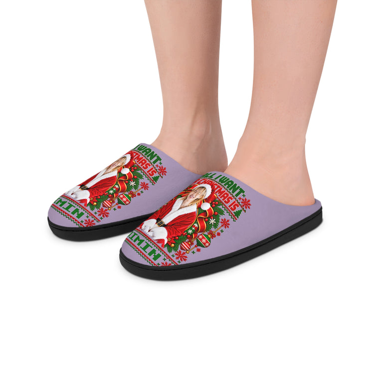 Jimin Christmas Women's Slippers - Fandom-Made