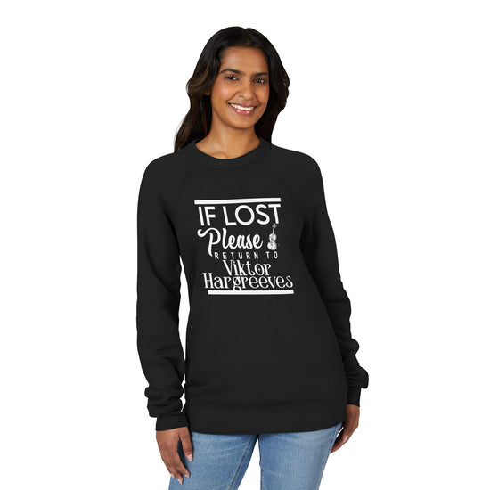 If Lost Return To... Viktor Hargreeves Fleece Raglan Sweatshirt - Fandom-Made