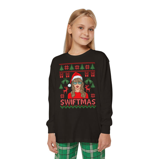 Swiftmas Youth Long Sleeve Holiday Pjs - Fandom-Made