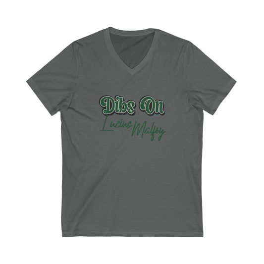 Dibs On Lucius Malfoy V-Neck T-Shirt - Fandom-Made