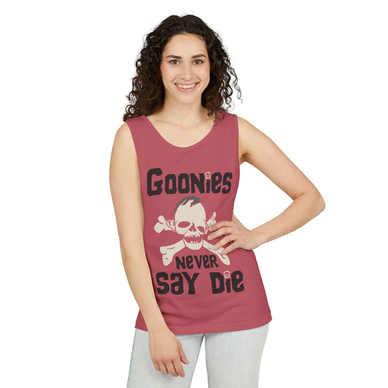 Never Say Die Unisex Tank Top - Fandom-Made