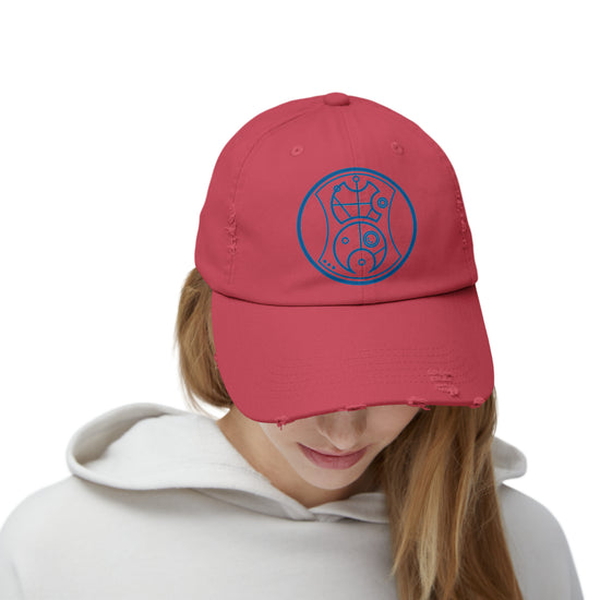 Hello Sweetie in Gallifreyan Distressed Cap - Fandom-Made