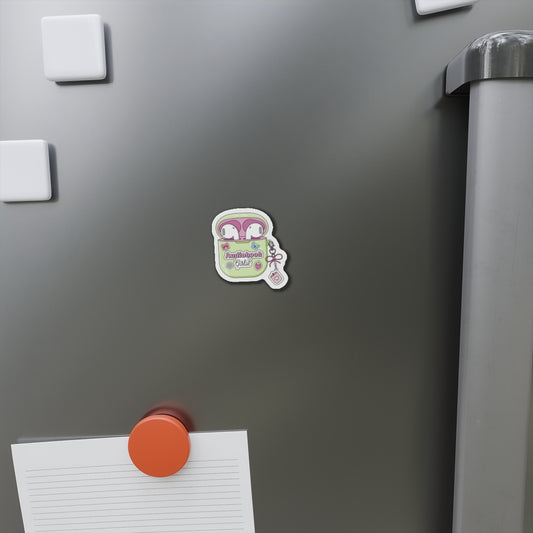 Audiobook Girlie Die-Cut Magnet