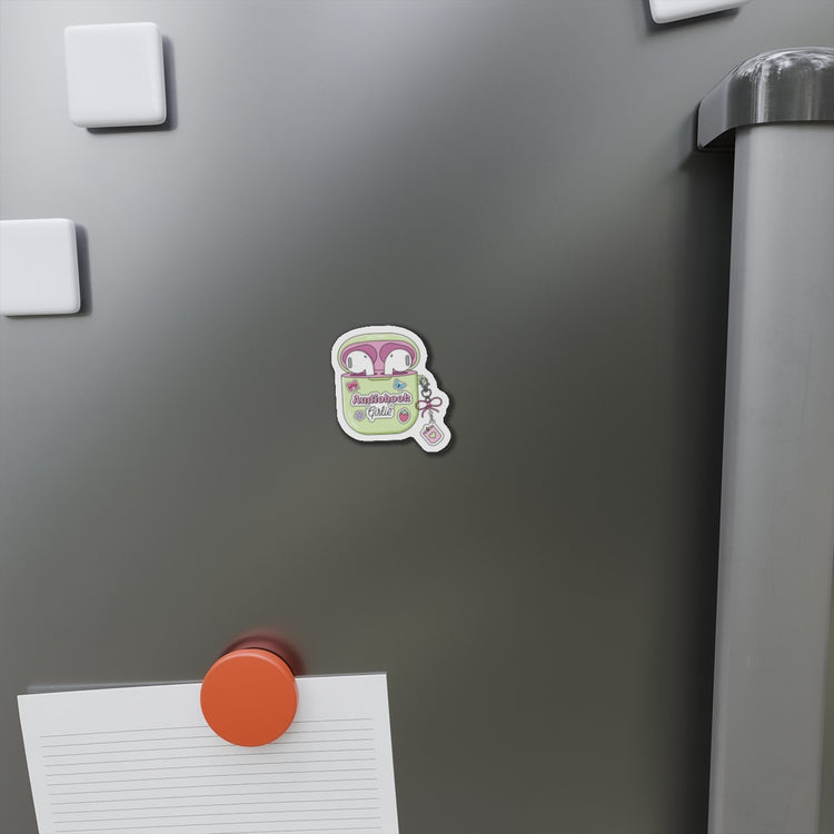 Audiobook Girlie Die-Cut Magnet