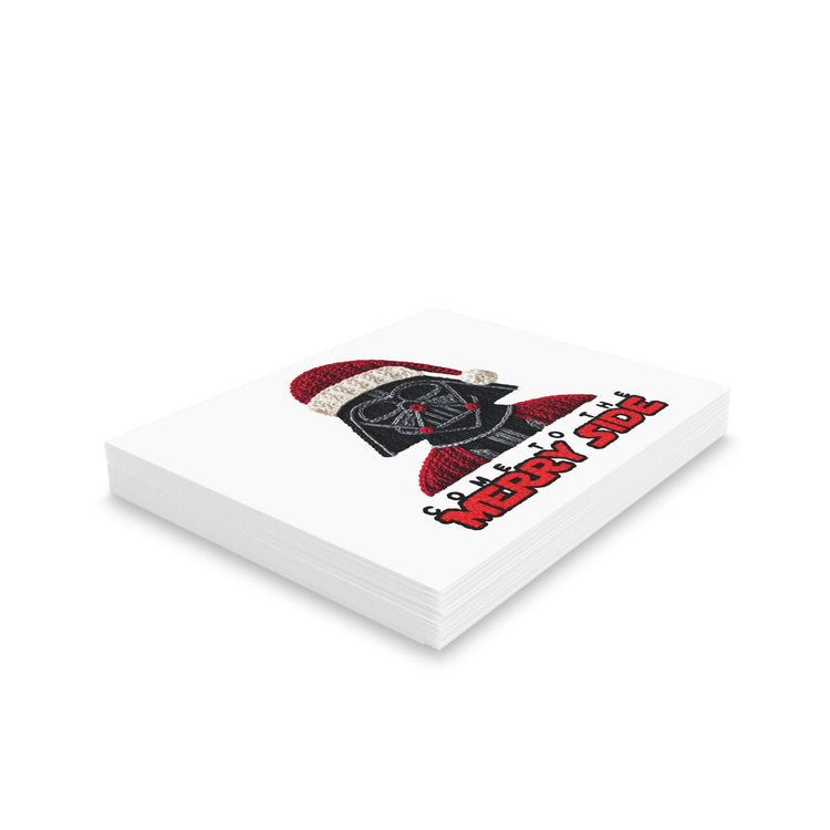 Come To The Merry Side Greeting Cards