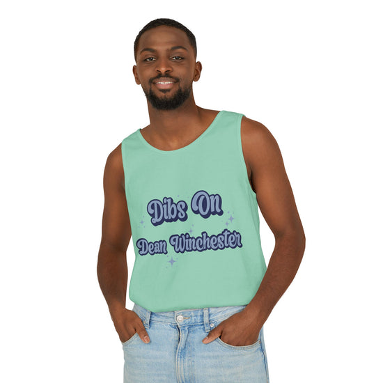 Dibs On Dean Winchester Unisex Tank Top - Fandom-Made