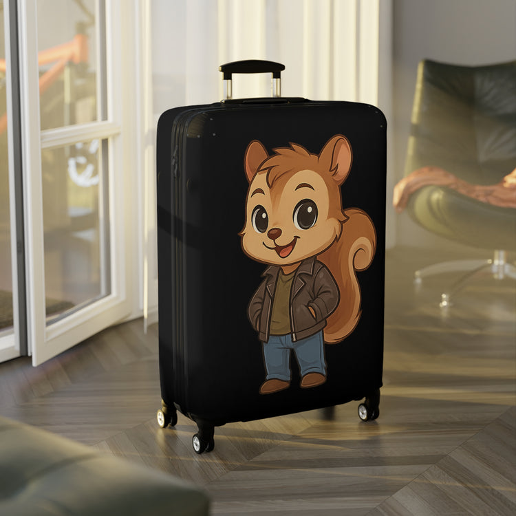 Squirrel Luggage Cover