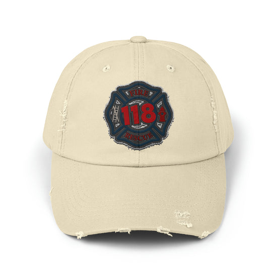 118 Dispatch Squad Distressed Cap - Fandom-Made