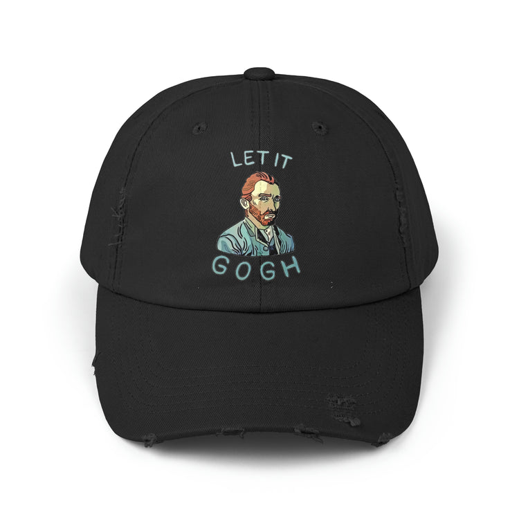 Let it Gogh Distressed Cap - Fandom-Made