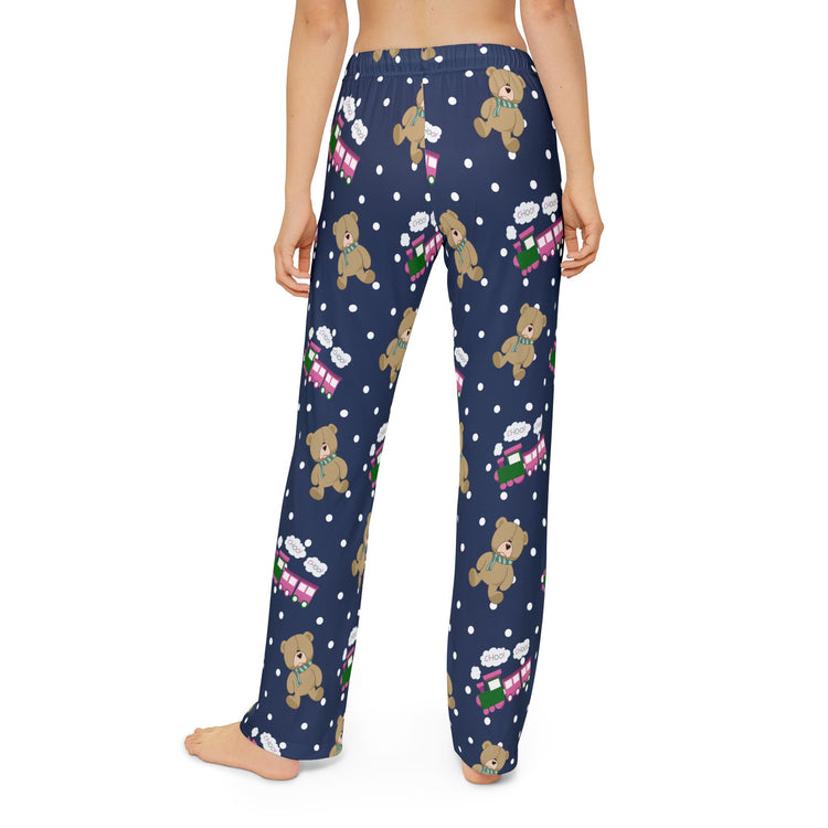 Choo Choos And Teddy Bears Kids Pajama Pants