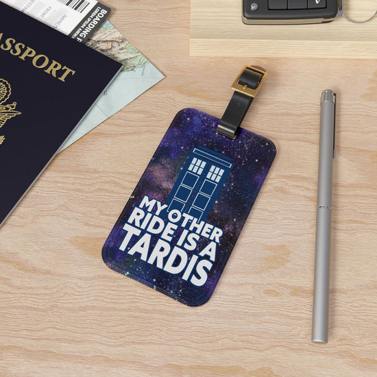 My Other Ride Is a Tardis Luggage Tag - Fandom-Made