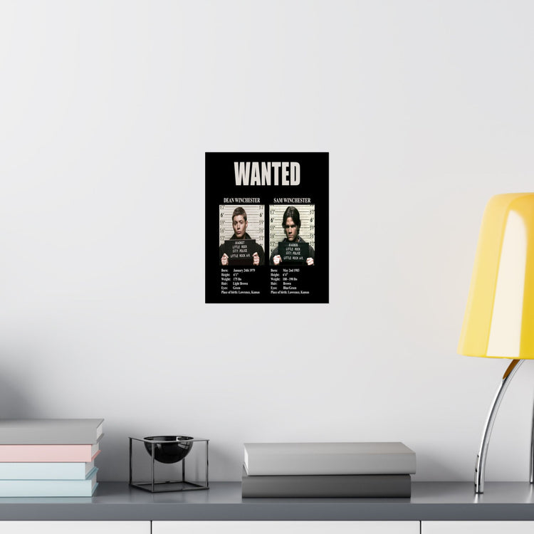 Winchesters Wanted Poster