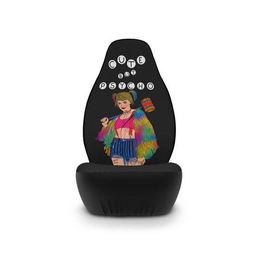Cute But Psycho Car Seat Cover - Fandom-Made
