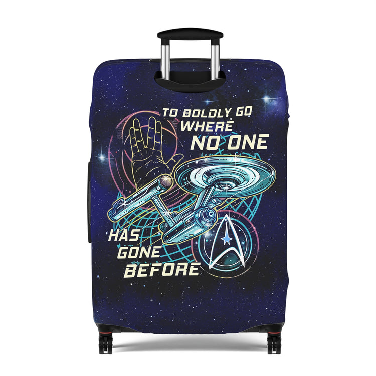 Trek Travel Luggage Cover - Fandom-Made