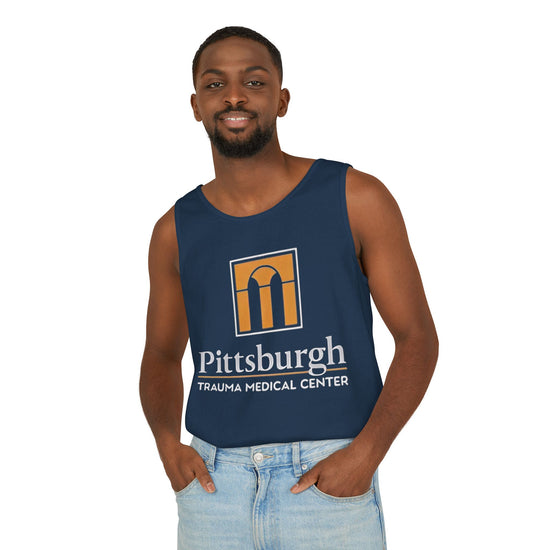 Pitt Trauma Unisex Garment-Dyed Tank Top - Fandom-Made